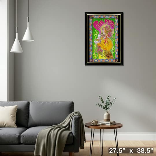 Pink Floyd Masse Framed Poster with Gold Vinyl 27.5" x 38.5"
